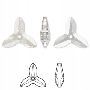 Kryształ austriacki 6906 20 mm Wiatrak Orchid Crystal