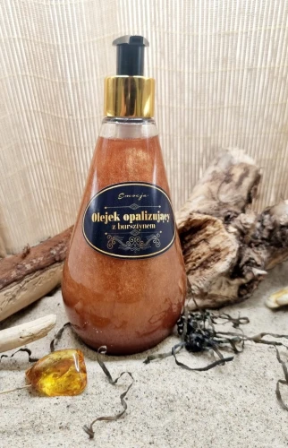 Olejek opalizujący z bursztynem 300ml