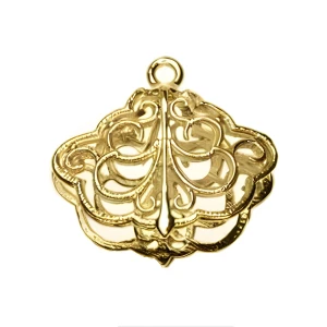 Zawieszka do biżuterii pozłacane srebro 925 