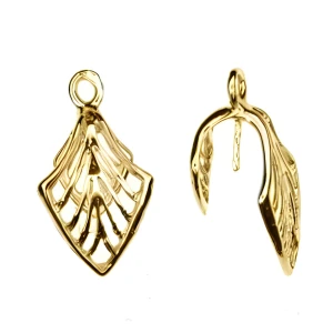 Zawieszka do biżuterii srebro 925 krawatka złocone