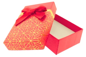 Opakowanie na biżuterię 8x5 czerwone