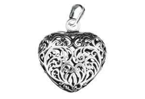 Zawieszka Ażurowa Serce 2,5x3