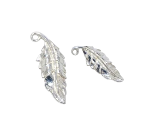 Zawieszka krawatka liść AG 925 