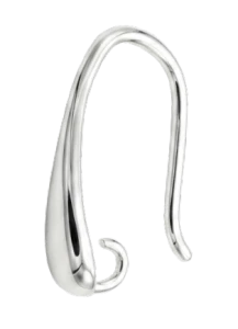 Kolczyk kropla z haczykiem AG 925