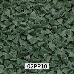 Resin polishing media PYRAMID 10 Green