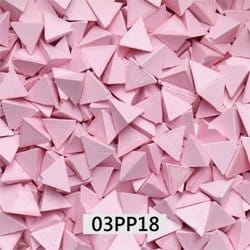Resin polishing media PYRAMID 18 Pink