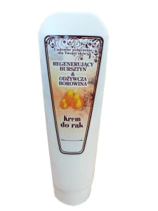 Regenerating hand cream with amber and nourishing peat