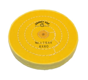 Polishing disc yellow 6" 152 mm 6x60 Grobet USA 17.545
