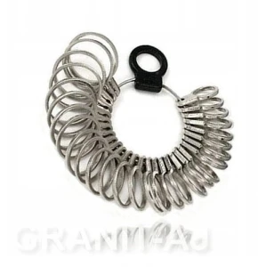 Obrączki miarowe metalowe wąskie