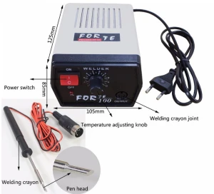 Lutownica do wosku - nożyk (zestaw)