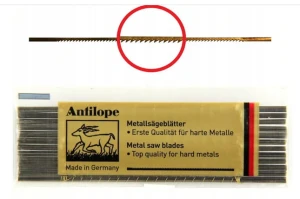 Piłki brzeszczoty włosowe do metalu Antilope 1 Niqua