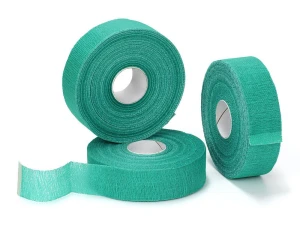 Protective tape for fingers green 19mm x 27m