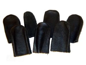 Leather finger guards