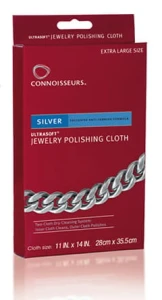 Ściereczka Connoisseurs do srebra 28x35 cm podwójna