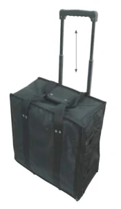 Bag for 17 Trays with Foam Inserts (black) 91-4A on Wheels