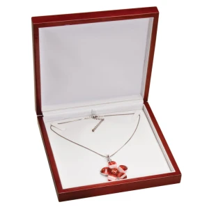 Pudełko na naszyjnik z drzewa różanego WN10