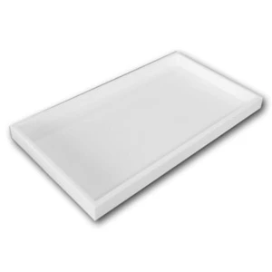 White plastic tray for foam inserts BX215