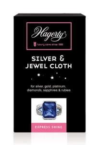 Hagerty Silver & Jewel Cloth cleaning cloth for silver and jewelry