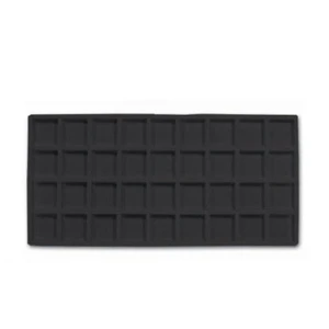 Wkład 36 przedziałowy czarny flokowany do palet plastikowych