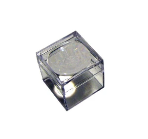 Pudełko z lupką powiększenie 2x 40x40x40