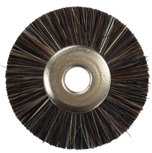 Brush without shank gray medium 19mm