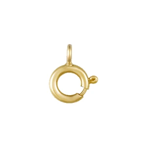 Spring ring clasp fi 6 gold Au 333