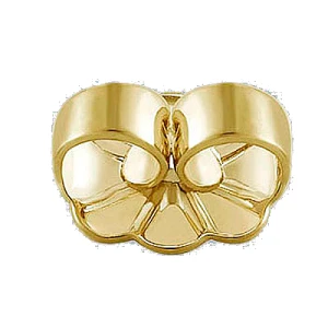 Earring post backs S03 gold Au 333