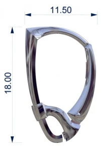 English clasp silver Ag 3/ZA