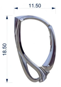 English clasp silver Ag 10/ZA