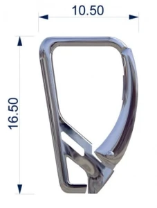 English clasp silver Ag 12/ZA