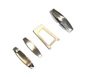 Cufflink clasp silver Ag folding