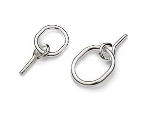 Cwerga srebrna owalna z haczykiem