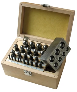 Anka 2,5 - 25 mm z kpl. puncyn w pudełku