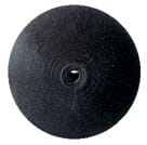 Black rubber wheel lens 22mm