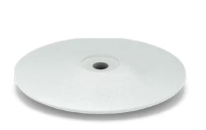 White rubber wheel lens 22mm