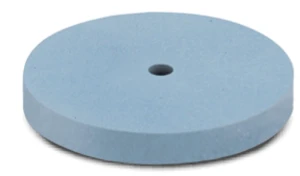 Light blue rubber wheel disc 22mm