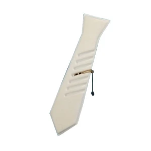 White tie display for tie clips