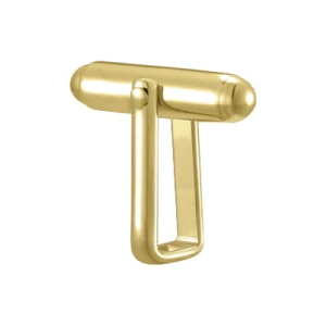 Cufflink clasp Ballou brass 130181