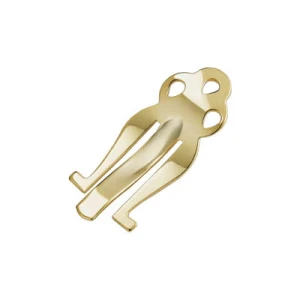 Clip-on clasp gold Ballou AU 585 106001 11-26-60