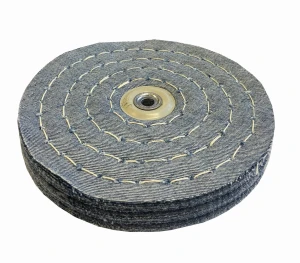 Polishing disc jeans 190x25mm with fitting