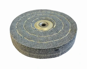 Polishing disc jeans 110x15mm with fitting