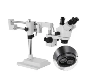 Zestaw mikroskop 3,5X-90X na statywie