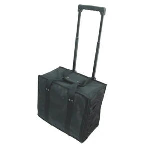 Bag for 12 Trays with Foam Inserts (black) 91-4B on Wheels