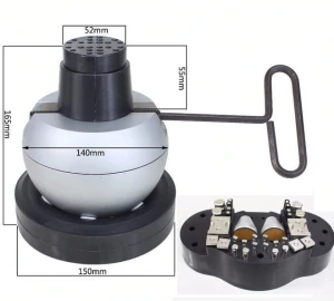 Kula grawerska obrotowa z uniwersalnym uchwytem samocentrującym 140mm