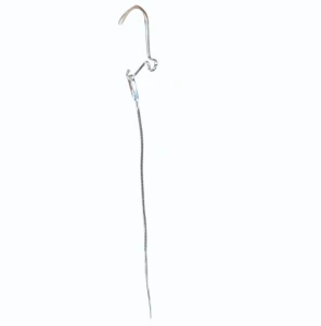 Single snake 4.5cm – silver 925 – earring base