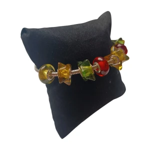 Amber charms for modular bracelet