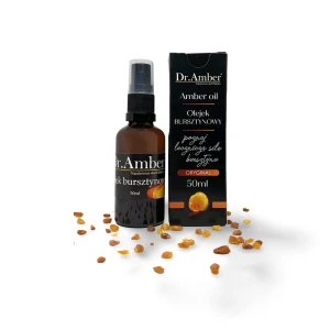 Naturalny olejek bursztynowy Dr Amber 50ml z atomizerem