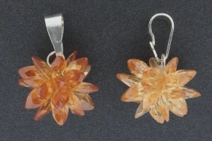 Pendant spikes golden shadow