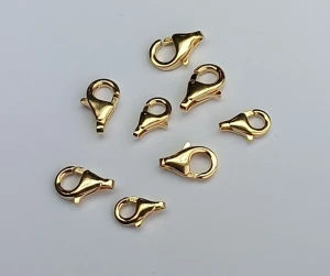 Gold-plated silver lobster clasp Ag 925 16mm CHP16