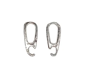 Zawieszka do biżuterii srebro 925 krawatka mała zaciskowa